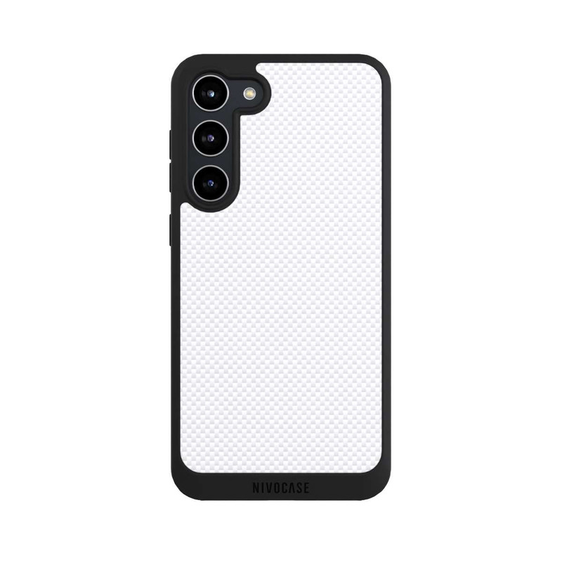 Galaxy S23 + NIVOpure Look Carbone Blanc