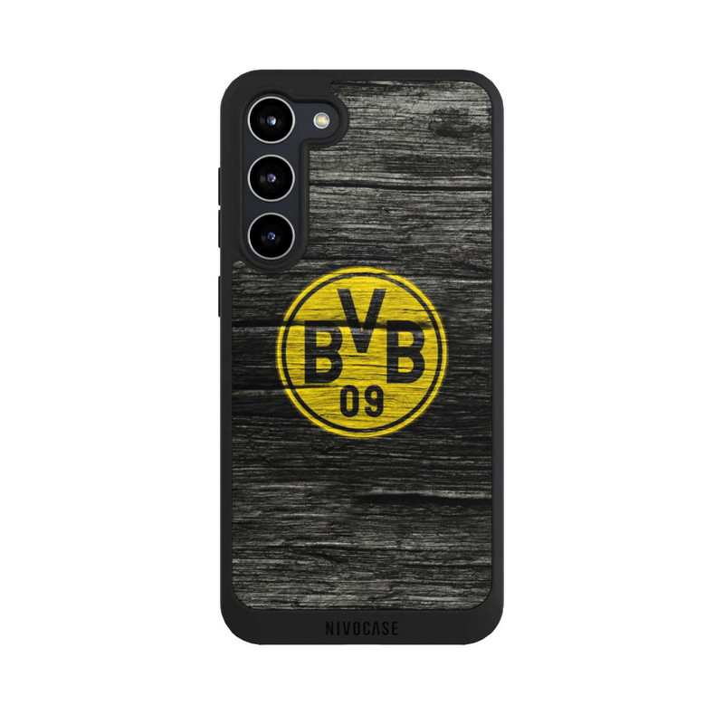 Galaxy S23 + NIVOpure BVB Holzoptik