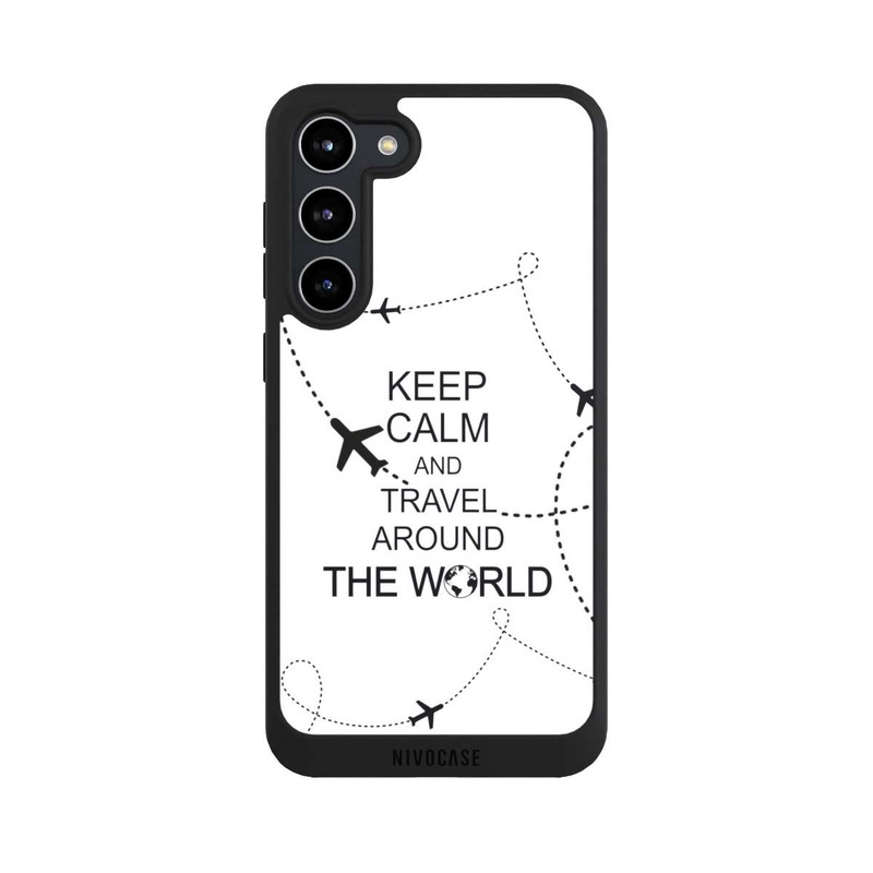 Galaxy S23 + NIVOpure Keep Calm and Travel