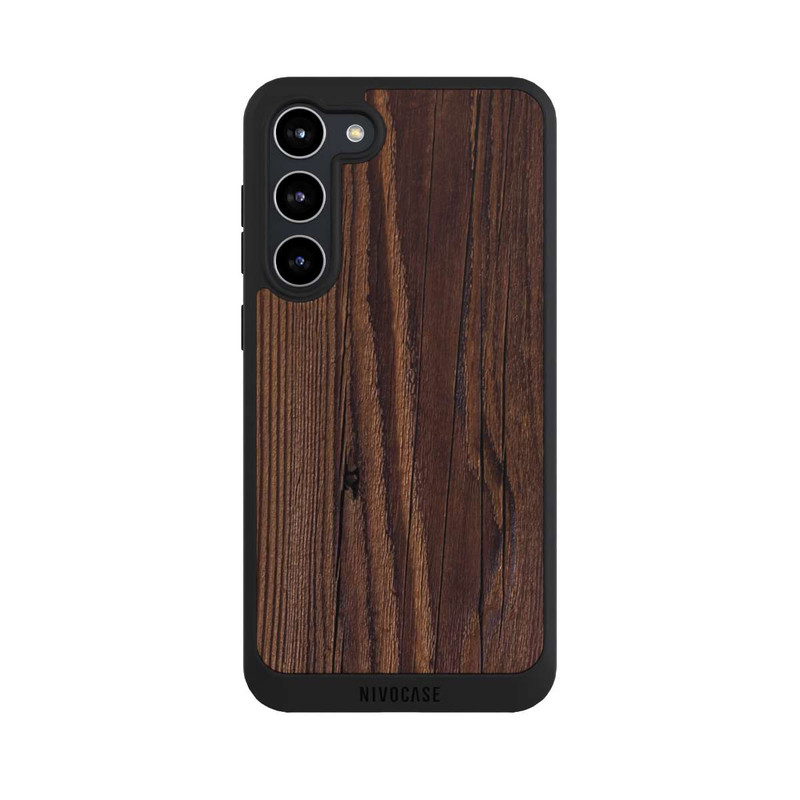 Galaxy S23 + NIVOpure Maserung Holzlook