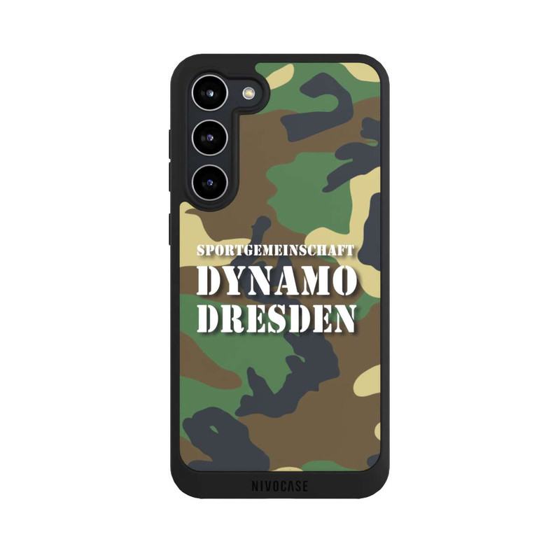 Galaxy S23 + NIVOpure SGDD Camouflage Grün - Dynamo Dresden