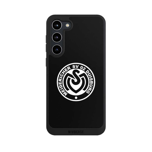 Samsung Galaxy S23+ NIVOpure MSV Logo auf Schwarz