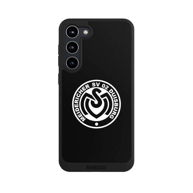 Galaxy S23 + NIVOpure MSV Logo auf Schwarz