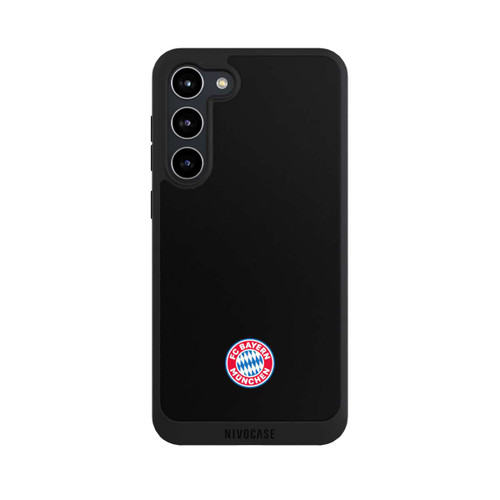 Samsung Galaxy S23+ NIVOpure Logo FCB Classique Petit - Coloré sur Fond Noir