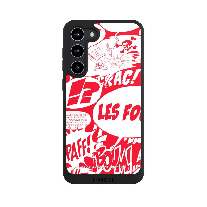 Galaxy S23 + NIVOpure Speech Bubbles Asterix Red