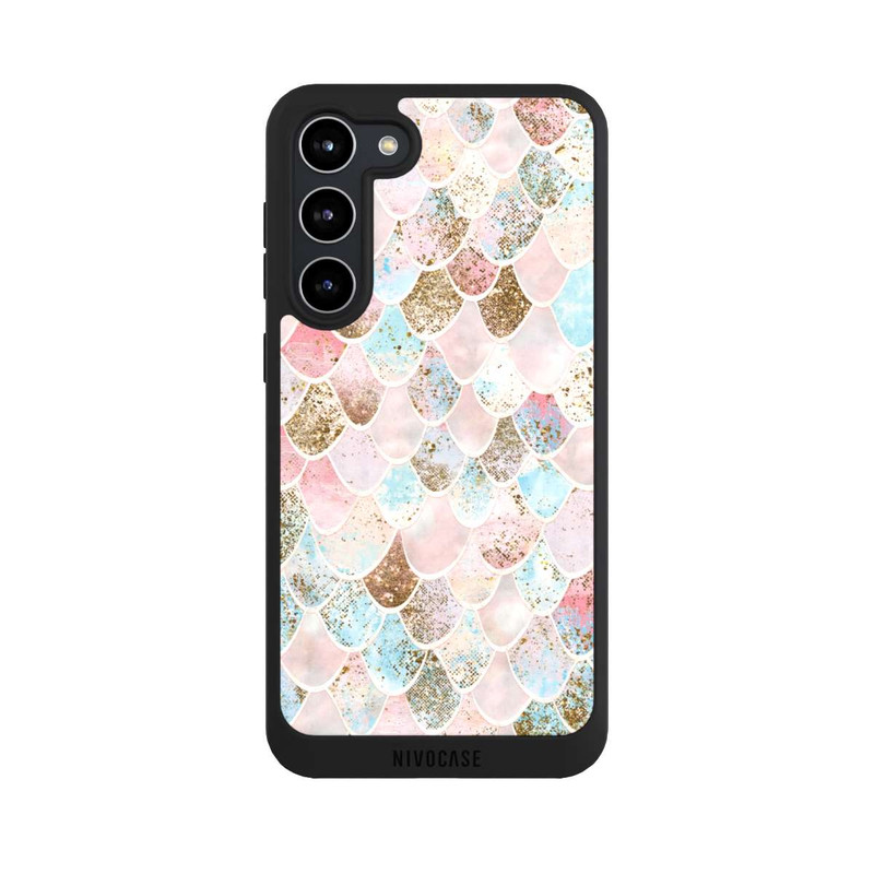 Galaxy S23 + NIVOpure Glitter Look Mermaid Pattern