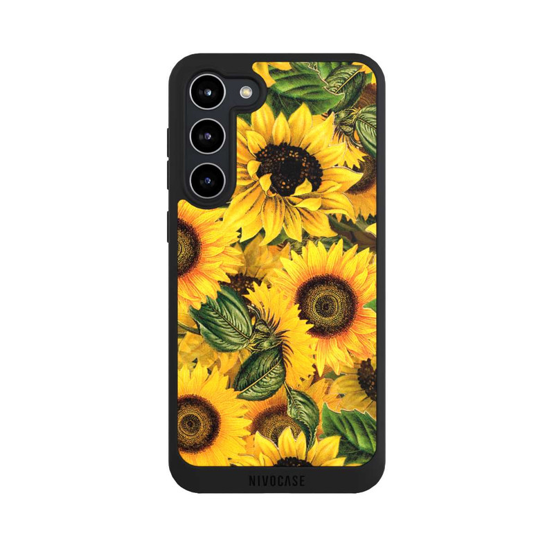 Galaxy S23 + NIVOpure Sonnenblumenmuster