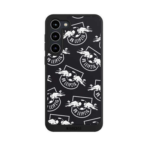 Samsung Galaxy S23+ NIVOpure Logos RB Leipzig white on black