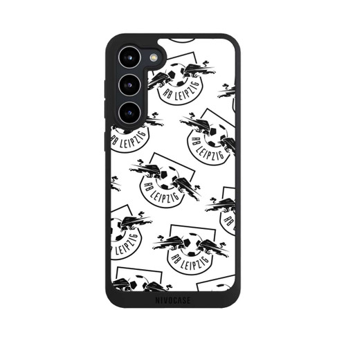 Samsung Galaxy S23+ NIVOpure Logos RB Leipzig black on white