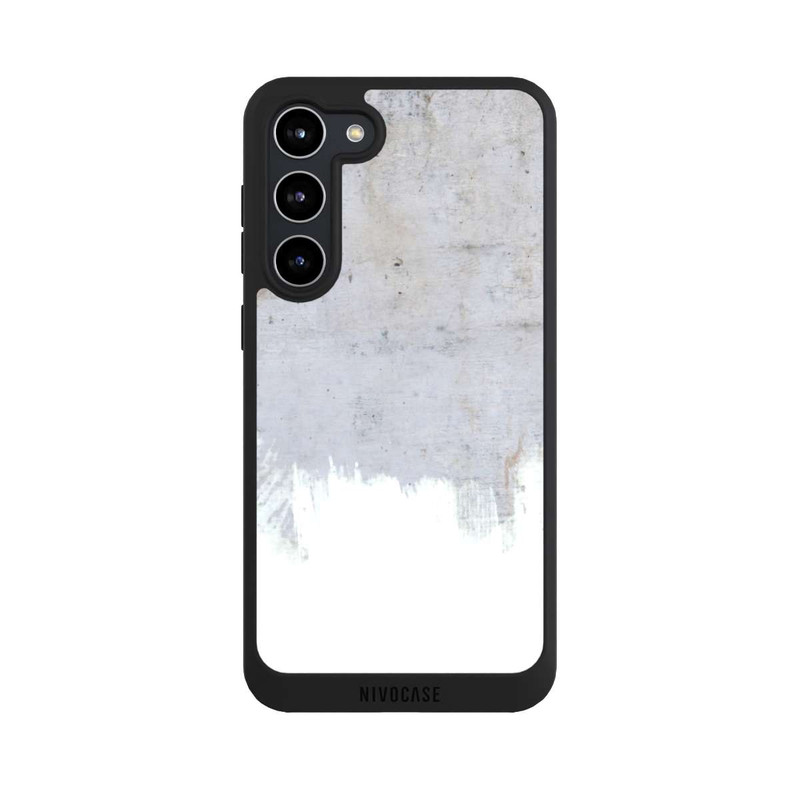 Galaxy S23 + NIVOpure Farbe auf Rohbeton