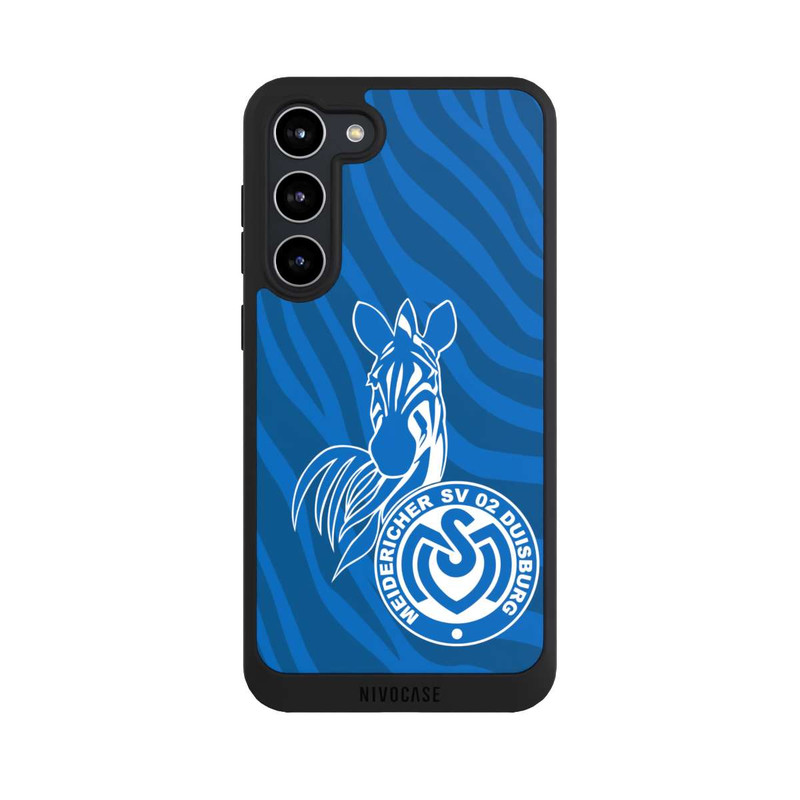 Galaxy S23 + NIVOpure Zebra Dunkelblau - MSV