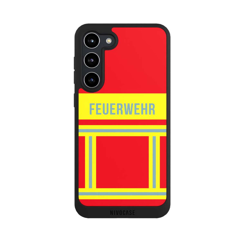 Galaxy S23 + NIVOpure Rote Feuerwehr Jacke