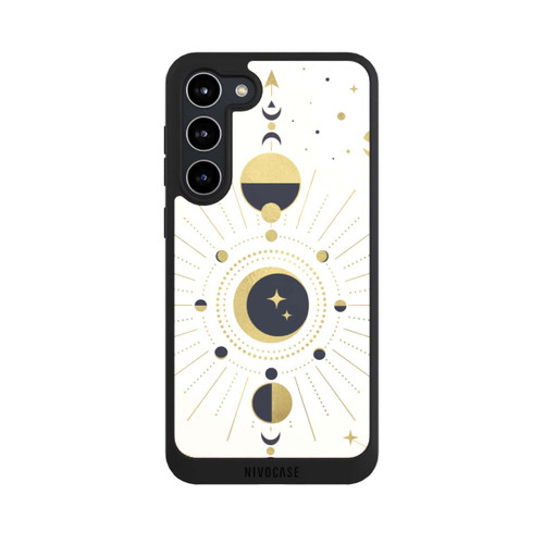 Samsung Galaxy S23+ NIVOpure Abstrakter Rose-Gold-Look