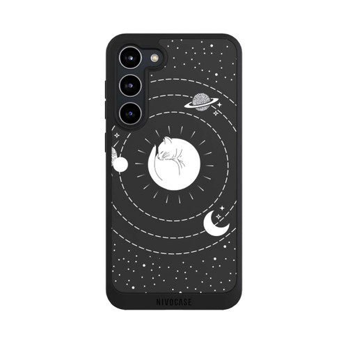 Samsung Galaxy S23+ NIVOpure Katze und Mond