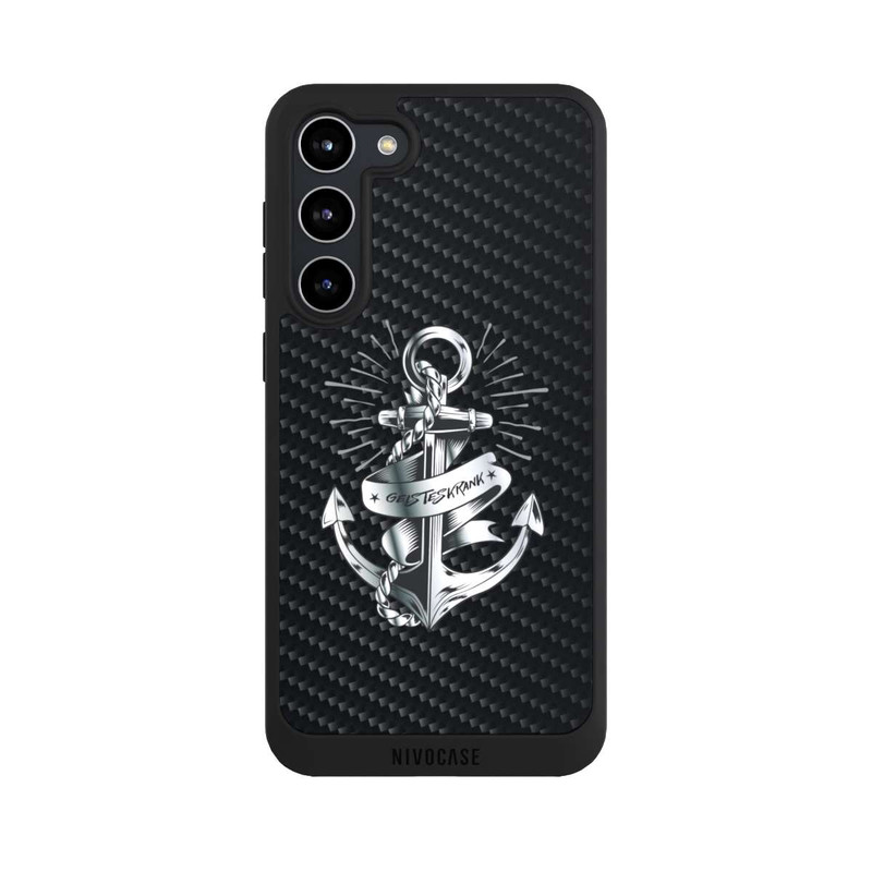 Galaxy S23 + NIVOpure Geisteskrank Anker Carbon