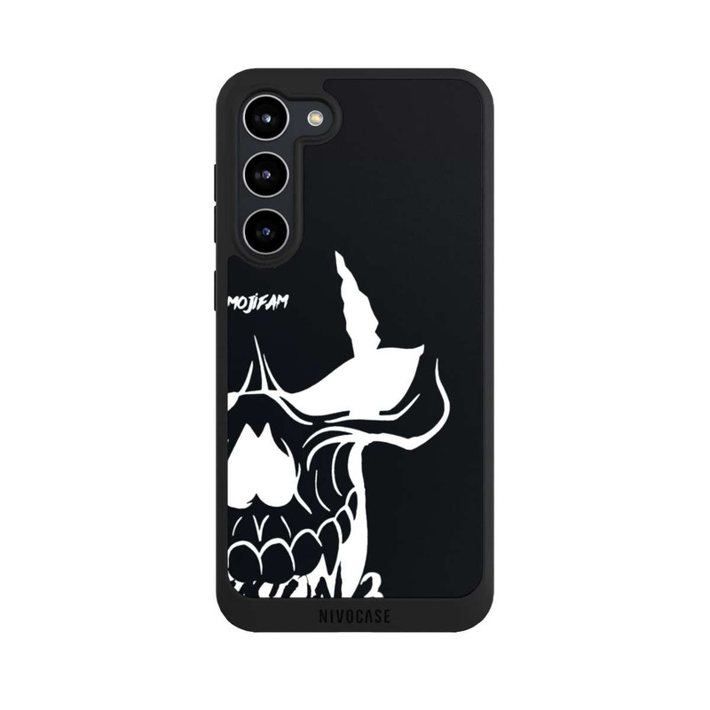 Galaxy S23 + NIVOpure Schädel Groß Schwarz/Weiß