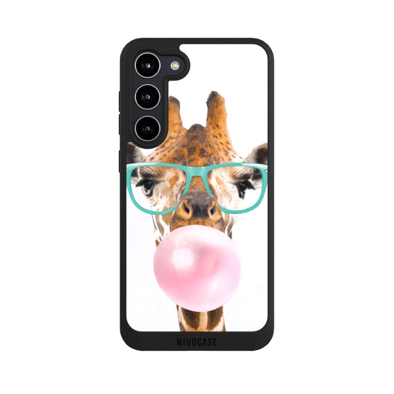 Galaxy S23 + NIVOpure Giraffe mit Kaugummi