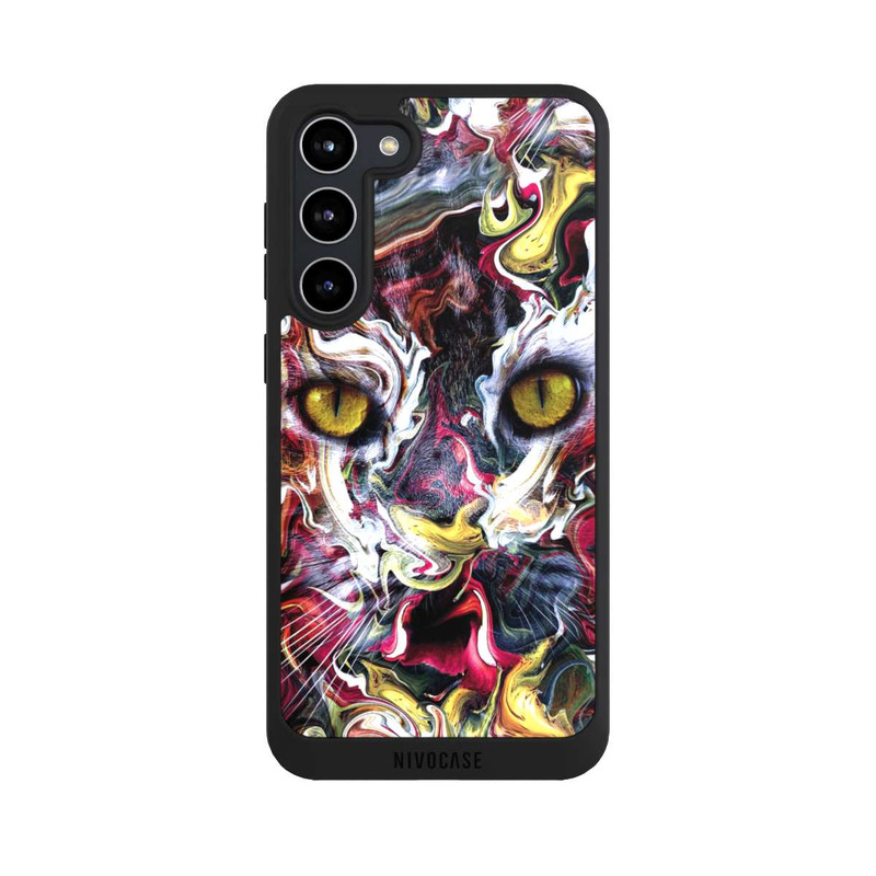 Galaxy S23 + NIVOpure Katze Abstrakt