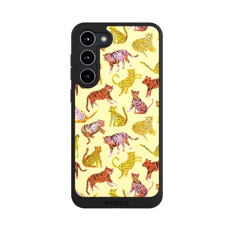 Galaxy S23 + NIVOpure Tiger und Leoparden Savannah