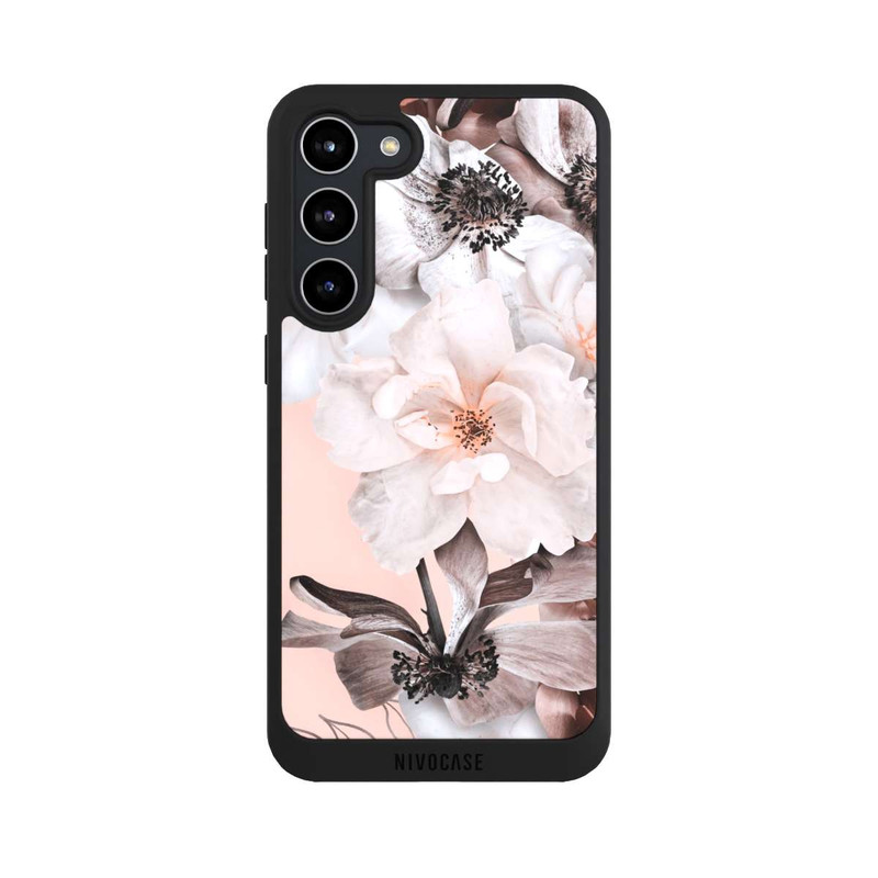 Galaxy S23 + NIVOpure Mur de fleurs roses