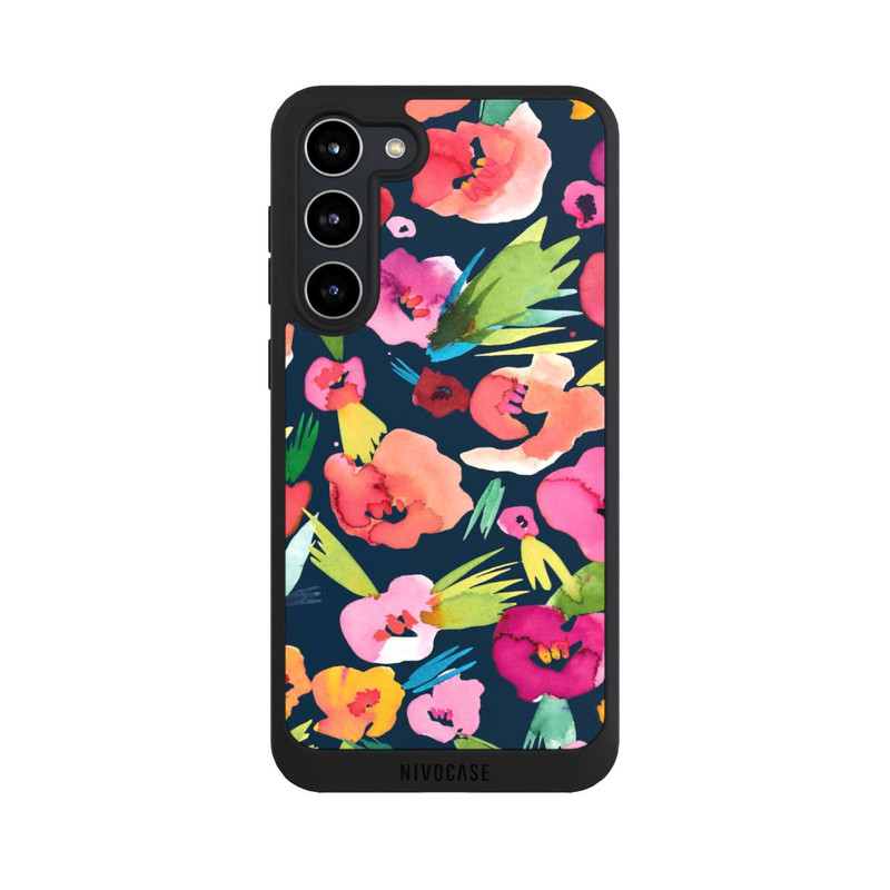 Galaxy S23 + NIVOpure Fleurs tropicales aquarelles