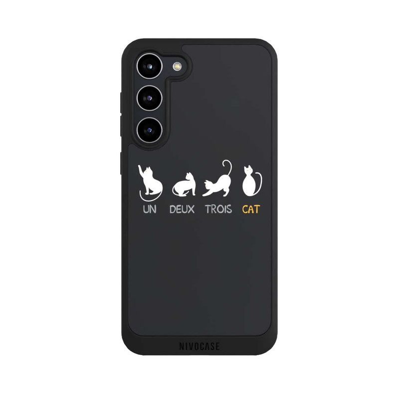 Galaxy S23 + NIVOpure Un Deux Trois Cat