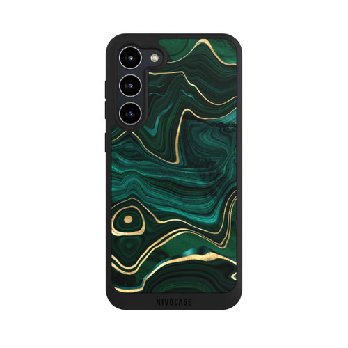 Samsung Galaxy S23+ NIVOpure Malachite gold print