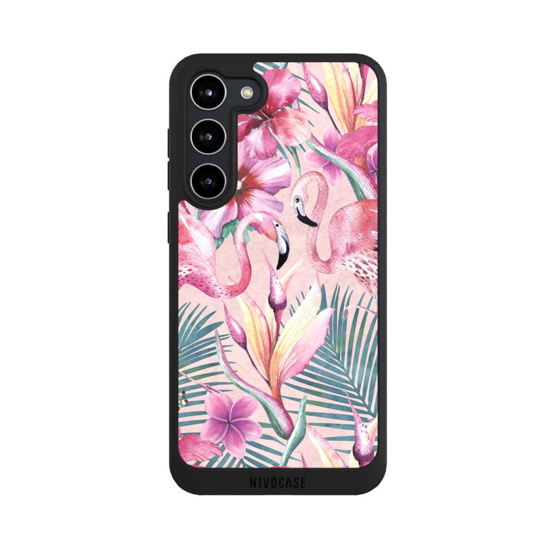 Galaxy S23 + NIVOpure traumhafte Flamingos