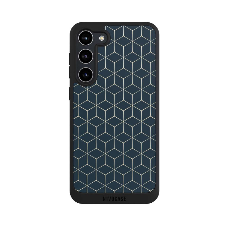Galaxy S23 + NIVOpure Klassiker mit Sechseckmuster