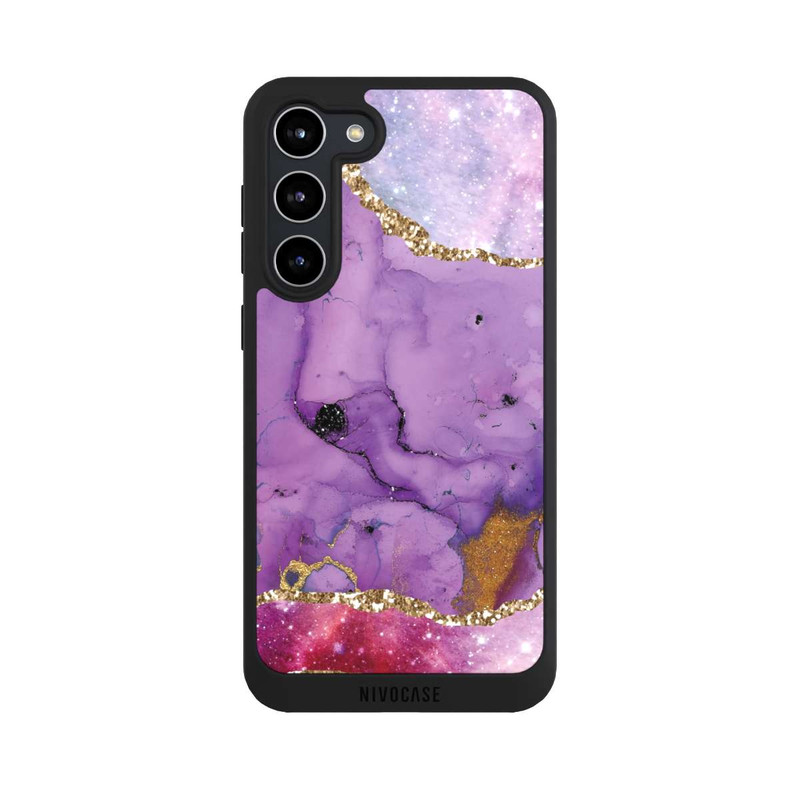Galaxy S23 + NIVOpure Marbre glamour galaxie violet