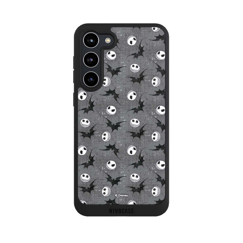 Galaxy S23 + NIVOpure Jack Grey Pattern Tim Burtons Nightmare before Christmas