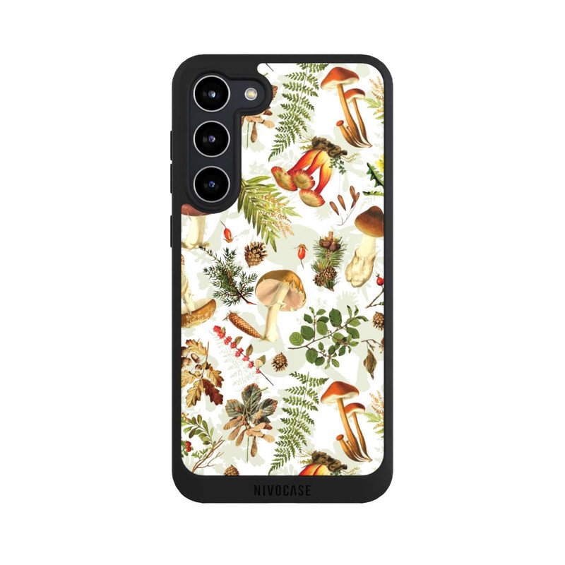 Galaxy S23 + NIVOpure Mushroom Pattern White