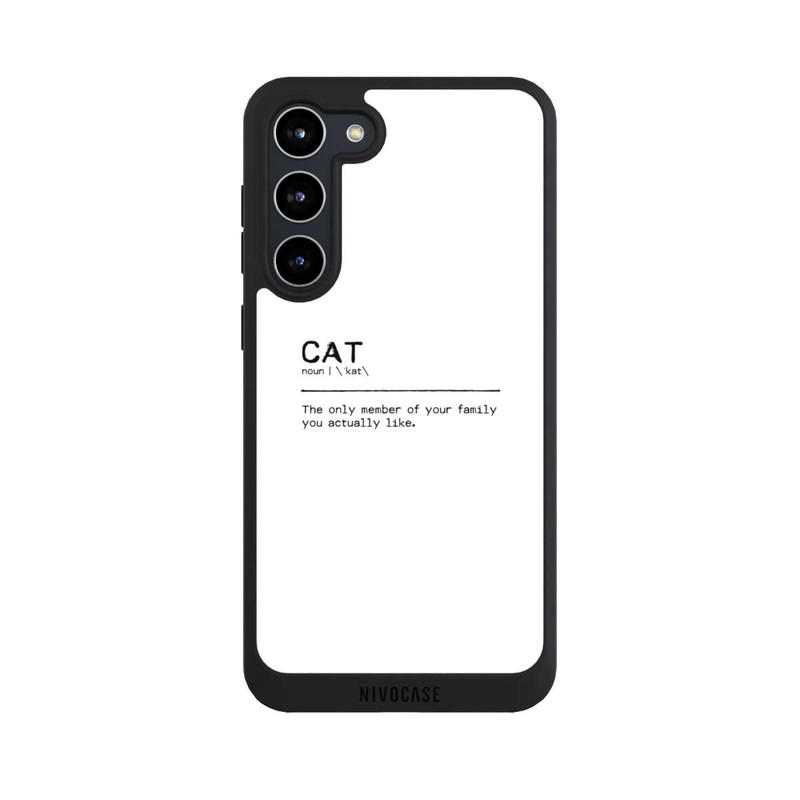 Galaxy S23 + NIVOpure Quote Cat Family
