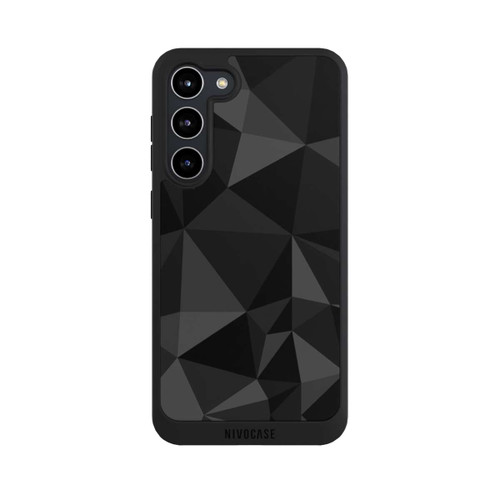 Samsung Galaxy S23+ NIVOpure Polygon Pattern Black