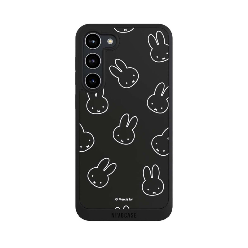 Galaxy S23 + NIVOpure Miffy Muster Schwarz