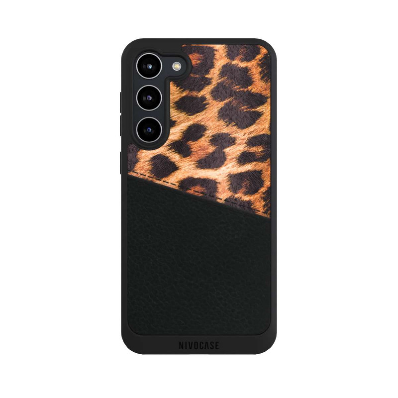 Galaxy S23 + NIVOpure Leder und Leoprint