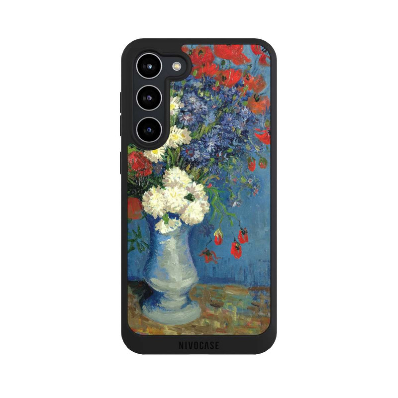 Galaxy S23 + NIVOpure Vase avec Bleuets et Coquelicots - Vicent Van Gogh