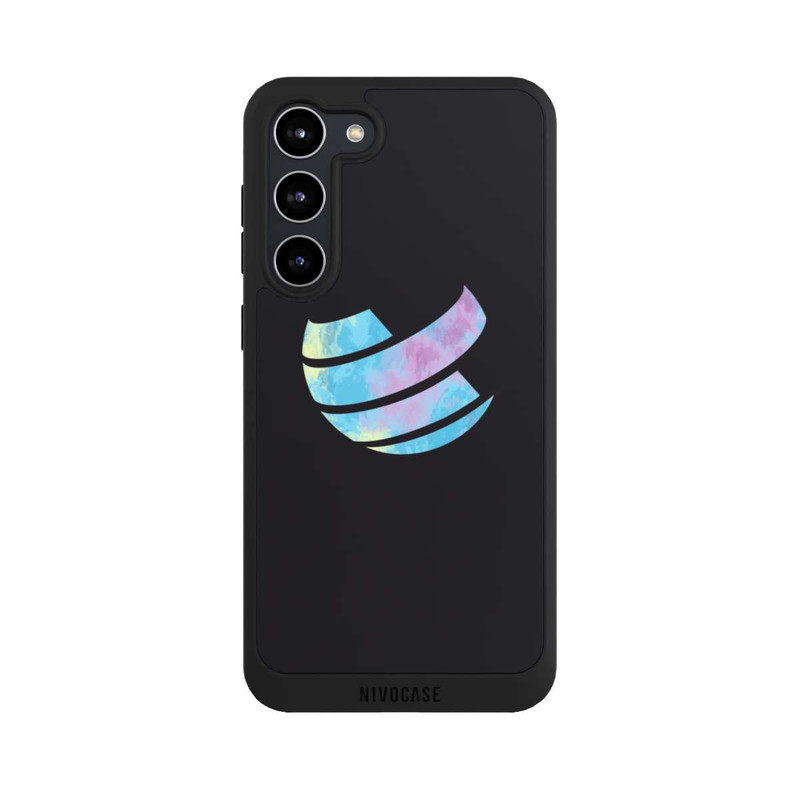 Galaxy S23 + NIVOpure Icon Farbig Schwarz