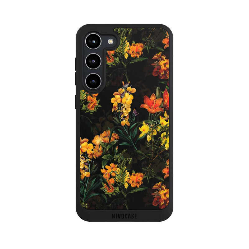 Galaxy S23 + NIVOpure Bunte Blumen Gelb