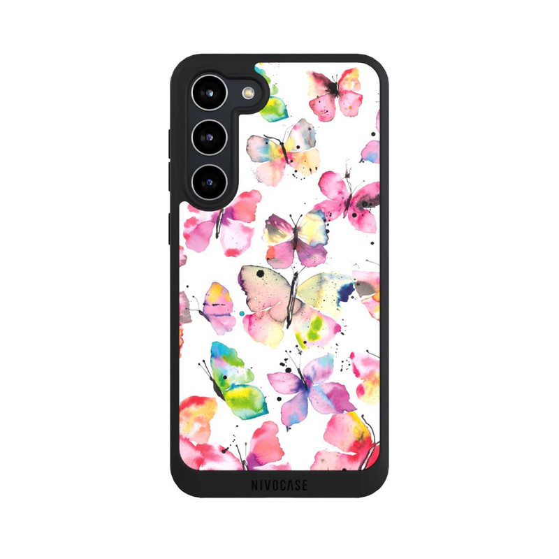Galaxy S23 + NIVOpure Aquarell Frühlingsschmetterlinge
