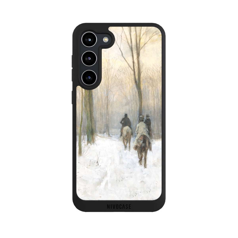 Galaxy S23 + NIVOpure Riders in the Snow in the Haagse Bos