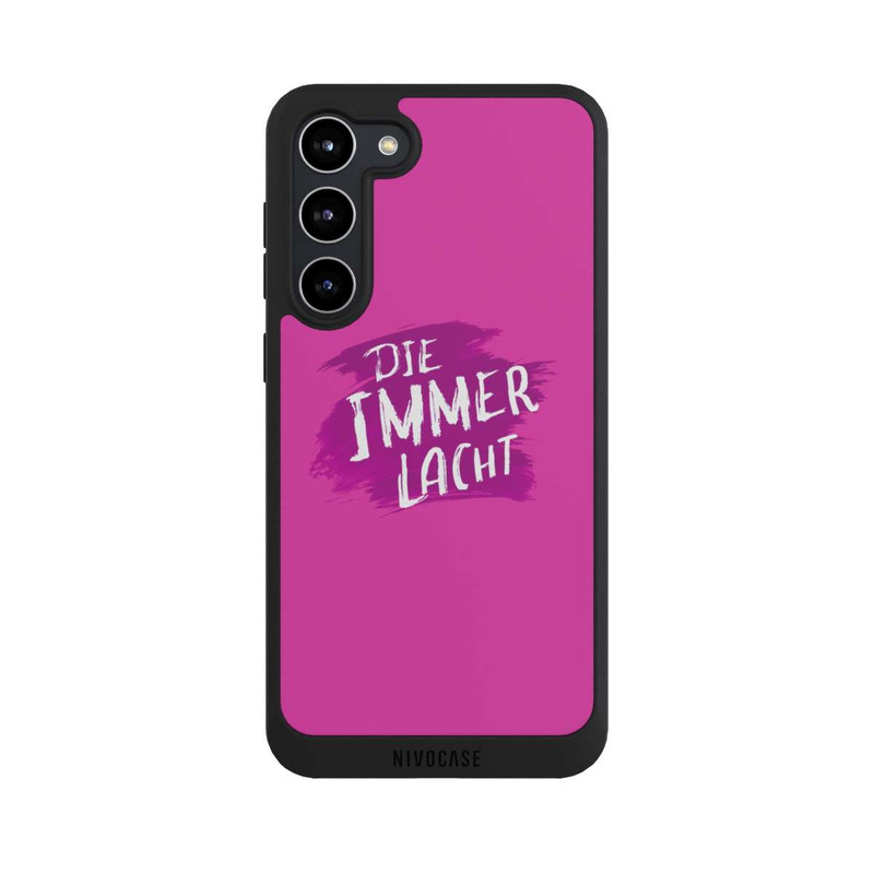 Galaxy S23 + NIVOpure Die Immer Lacht Pink