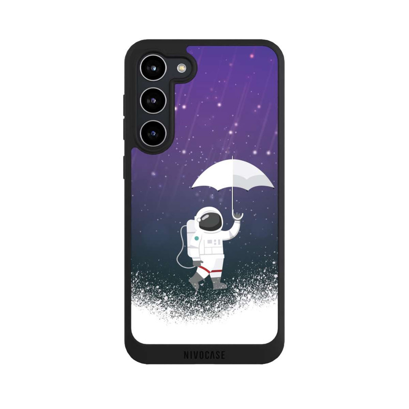 Galaxy S23 + NIVOpure Astronaute Sous une Pluie d'Astéroïdes