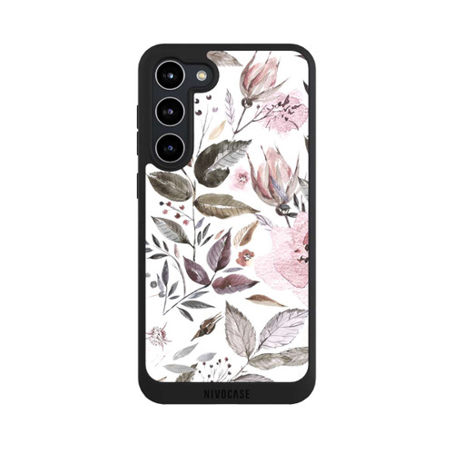 Samsung Galaxy S23+ NIVOpure Aquarell braune Rosenblüten