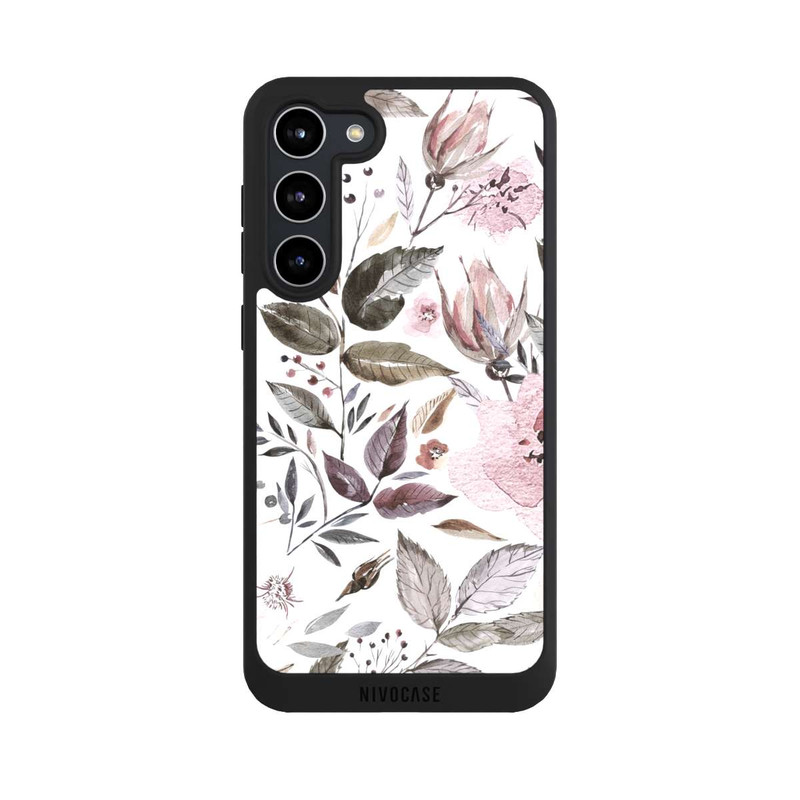 Galaxy S23 + NIVOpure Aquarell braune Rosenblüten