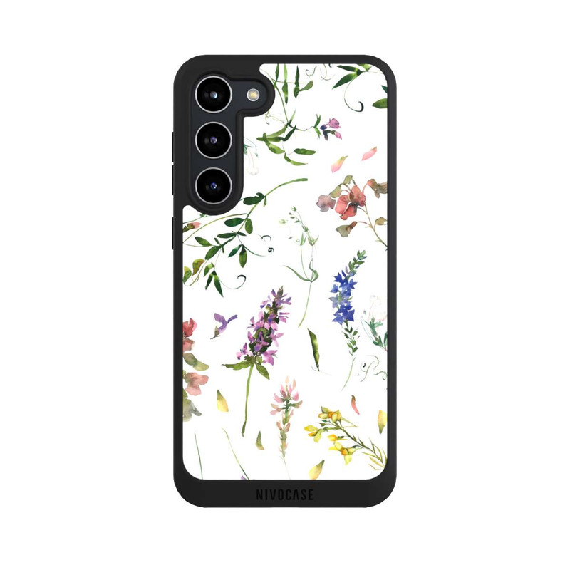 Galaxy S23 + NIVOpure Fleurs sauvages dans les champs