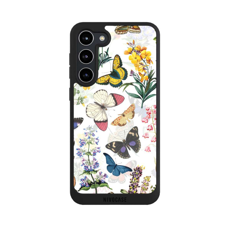 Galaxy S23 + NIVOpure Feldblumen und Schmetterlinge