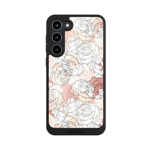 Samsung Galaxy S23+ NIVOpure Blooming Roses Line Art