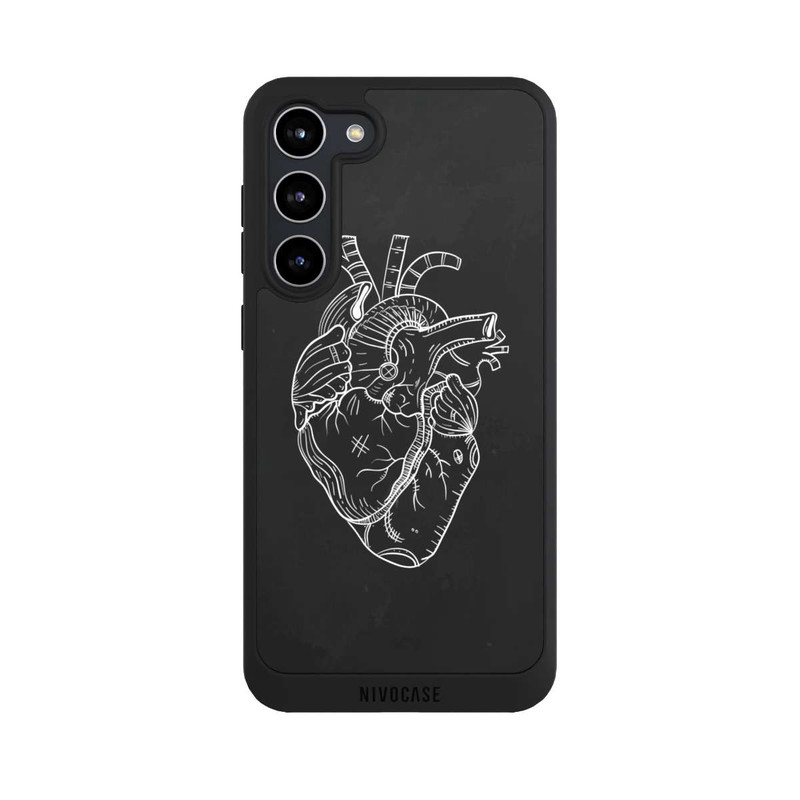Galaxy S23 + NIVOpure Heart Drawing Black