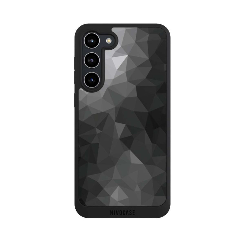Galaxy S23 + NIVOpure Polygonal Mosaic black/white